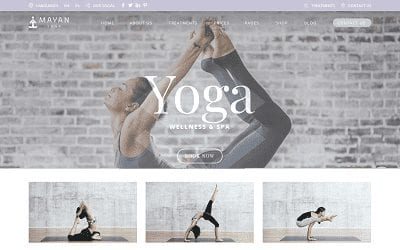 desarrollo web para yoga