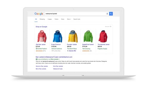 Publicidad en Google Shopping