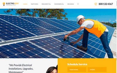 Páginas web de electricistas