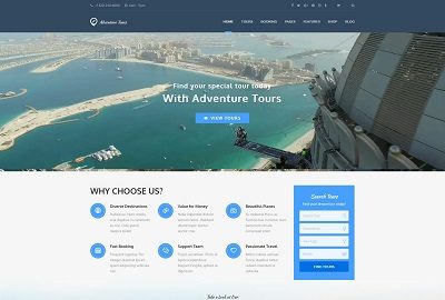 Diseño de agencias de viajes online