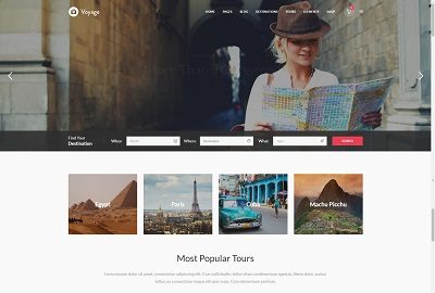 Diseño web turismo de aventura