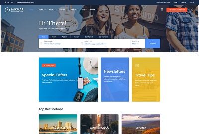 diseño web agencias viajes