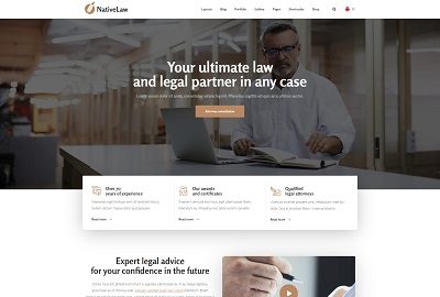 Página web para abogados
