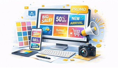 Diseño de banners publicitarios para redes sociales orientados a promociones y campañas